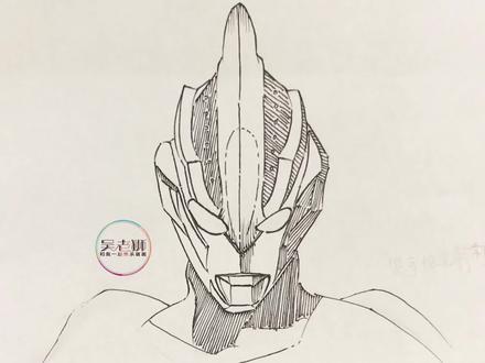 银河维克特利,奥特曼系列线描简笔#想画就画 #绘画 #每日一练 @抖音小助手