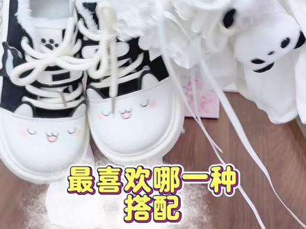 不同袜子搭配喵喵派 宝宝们最喜欢哪一种呢#Lolita #Lo鞋 #lo鞋安利