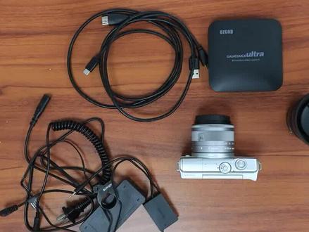 #佳能m200 直播链接电脑教程。采集卡,改装电池,直播伴侣设置