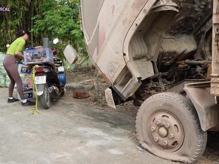 重启一辆被弃置多年的现代卡车 #修复 #我的乡村生活