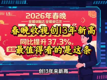 春晚收视创13年新高,最值得看的是这条 #春晚 #山海经 #PET #元宠