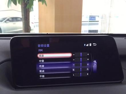 雷克萨斯RX车型,音频高低音调节方法,老铁们可以收藏一下