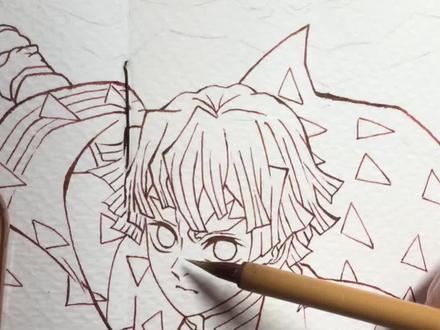 #鬼灭之刃 #善逸 #我妻善逸 奖励自己画一整本鬼灭之刃