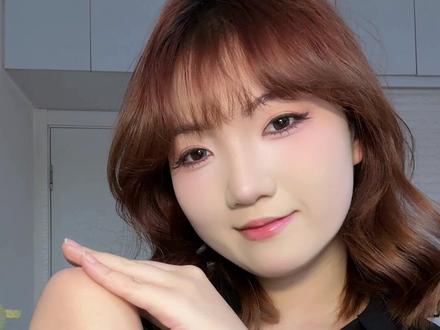 肉啾啾挑战韩系小猫妆!#美妆小技巧#vlog日常#妆前妆后