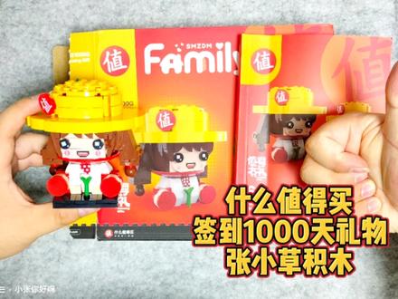 【小张开箱】什么值得买APP的1000天签到礼物开箱及组装! #盲盒开箱 #拆盒 #开箱vlog #潮玩