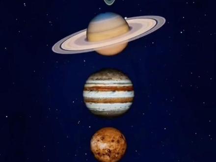 宇宙级好运!#今晚天空将上演六星连珠,错过或要等77年! #美丽主播说新闻