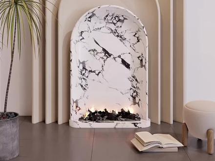 酷家乐异形玄关壁炉制作教程。#设计师刘湃 #效果图表现 #空间美学