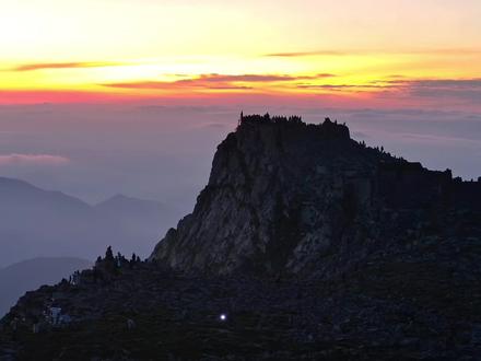 徒步太白山,南南穿越#太白山 #南南穿越 #创作灵感