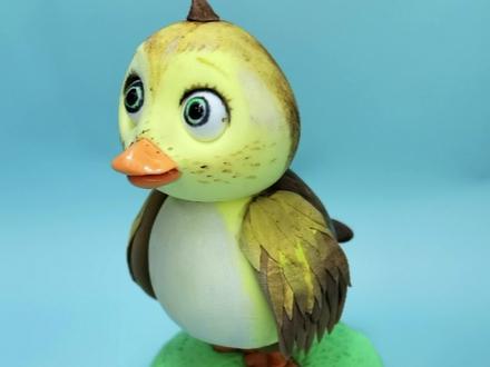 粘土教程:小鸭子 不会整文案了也不知道做的成不成功,粘土做不出毛茸茸的感觉,尽力了~#粘土教程 #小鸭子 #妈妈咪呀 #小鸭子淘淘