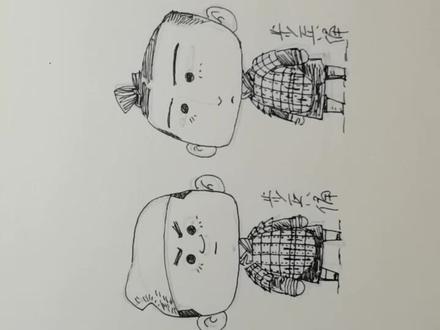 兵马俑简笔画#兵马俑 #简笔画 #手绘