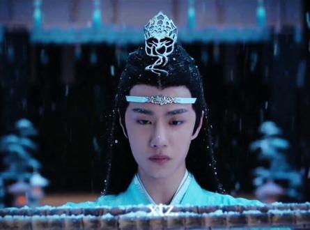 “没有藕,有橙也行呀!”#肖战王一博#蓝忘机雪中下跪