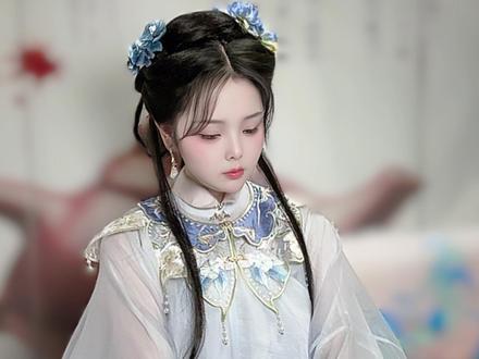 春夏穿汉服出行这样扎头发太好看了, 不用假发也能扎,简单易学!#汉服发型 #汉服发型教程 #明制汉服 #国风原创计划