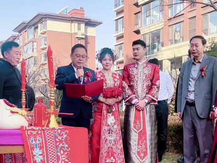 #即墨 #传统婚礼#拜天地#谢天井#婚礼现场 @段泊岚家电