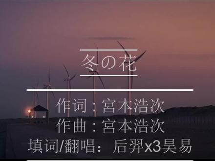冬之花 中文翻唱 #冬の花