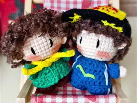 王一博钩织成品(附图解)#王一博 #手工钩织 #钩织教程