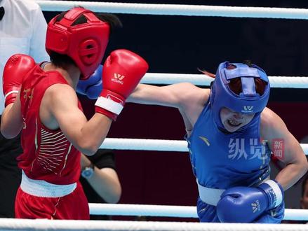 11月12日,在第十五届全运会女子拳击66公斤级决赛中,河北运动员禹立赛(蓝色)战胜河南运动员李书,获得金牌。#2025全运会 #媒体精选计划 (河北日报特派记者:张镜 拍摄:耿辉、刘阳 剪辑:张计伟)