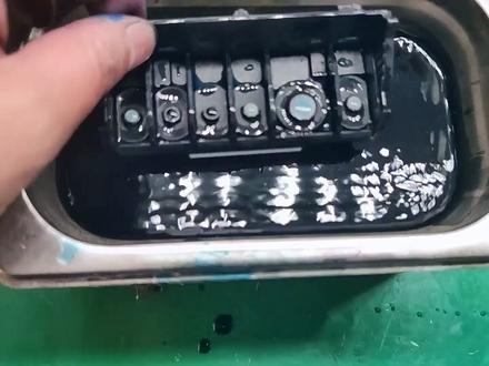 佳能打印机长时间不用,喷头堵了,经过清洗有修复好的希望!#复印机维修 #即墨森焱电子技术 #打印机维修#创作灵感