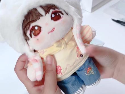 开箱我的东东宝宝😽#李煜东 #棉花娃娃