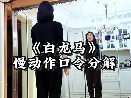 《白龙马》慢动作口令分解#一步一步教会你跳舞 #全网都在跳这个舞 #一学就会系列 #白龙马 #抖音玩法合伙人计划@抖音创作小助手 @抖音小助手 @DOU+小助手