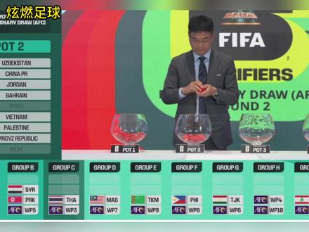 2026世界杯预选赛分组#中国男足 遭遇韩国 泰国 小组出线难度不小#dou来足球季
