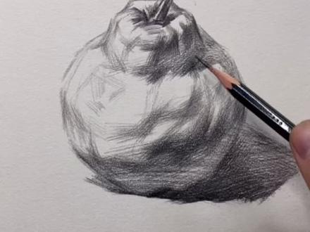 零基础学素描:今天过年,教大家画一个橘子的结构素描,希望大家新的一年吉祥安康,好运常来!#新年造万象