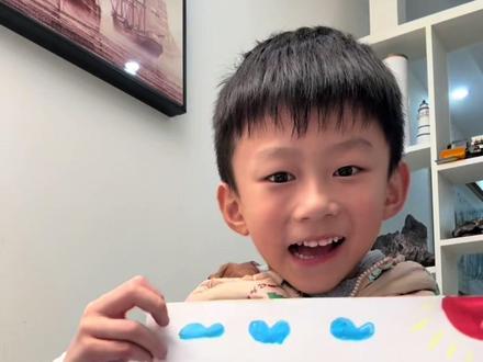 今天来个沉浸式画画~最爱的福建舰❤️#幼儿园小朋友 #专注力 #福建舰 #画画 #人类幼崽