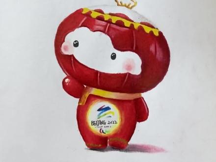 你们都爱冰墩墩,有没有想过雪容融的感受😭#零基础学画画 #一起学画画 #冰墩墩和雪容融 #北京冬残奥会开幕式