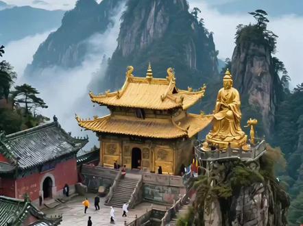 #景美
湖北武当山,位于湖北省十堰市丹江口市境内,是中国著名的道教圣地、世界文化遗产、国家5A级旅游景区。其名源自“非真武不足当之”之说,自唐代起便是道教修炼的洞天福地,明代被尊为“皇室家庙”,享有“亘古无双胜境,天下第一仙山”的美誉。
武当山以“奇、险、幽、秀”的自然景观著称,主峰天柱峰海拔1612米,群峰如剑,云雾缭绕,拥有72峰、36岩、24涧等独特地貌。古建筑群规模宏大,现存33处宫观遗址,其中金殿、紫霄宫、南岩宫等堪称明代建筑艺术的巅峰之作。金殿以铜铸鎏金工艺闻名,历经六百年风雨仍熠熠生辉,体现了古代工匠的精湛技艺。
作为道教“真武信仰”的发源地,武当山融合了道家哲学与武术文化,是太极拳的发祥地,其“以柔克刚”的武学思想影响深远。景区内保存有大量道教典籍、壁画和神像,紫霄宫的真武大帝坐像、南岩宫的“龙头香”等皆为珍贵文化遗产。
今日的武当山不仅是修行者的清修之地,更成为集自然观光、文化体验、养生度假于一体的国际旅游目的地。春赏杜鹃、夏避酷暑、秋览红叶、冬观雪霁的四季胜景,吸引着全球游客探秘这座“云上仙山”的灵韵与传奇。