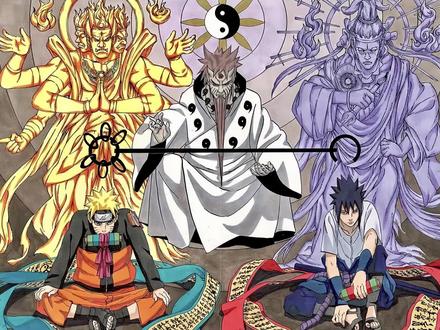 鸣佐真的额外从六道仙人那里获得了一半大量的六道查克拉吗?#火影忍者 #六道鸣人 #轮回眼佐助 #六道仙人