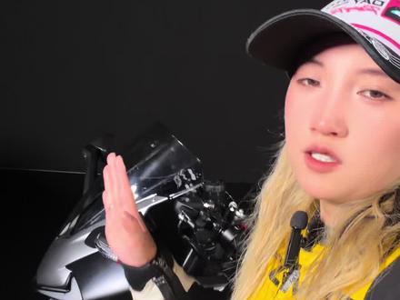 一米五小土豆赛道试驾春风500SR,上车容易停车难? #2026春风日 #春风500sr