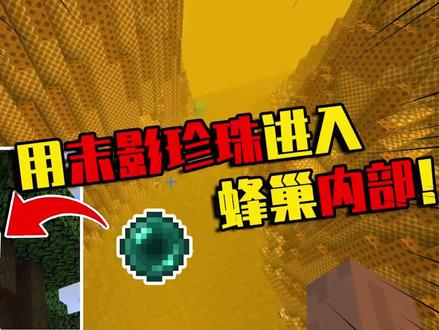 我的世界mod:把末影珍珠扔进蜂窝,竟来到了蜂巢维度! #我的世界