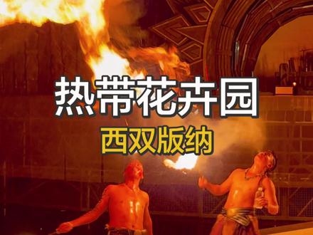 花卉园是真呢太好玩了!兄弟姐妹们~赶紧来玩呀!#西双版纳热带花卉园 #旅行推荐官 #西双版纳旅行 #花卉园棕榈沙滩#西双版纳热带花卉园夜游