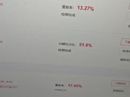 维普查重查ai率,怎么会有ai率这种东西,看来我要加入滕王阁序了#大学生 #查重 #ai率 #aigc