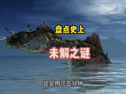 青海湖水怪之谜,长达数十米,如同一座小岛,激起水浪达半米高 #看世界 #世界未解之谜