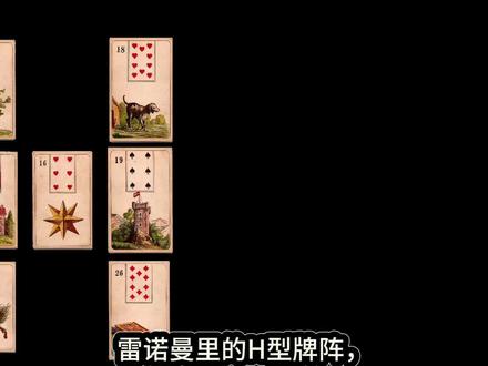 H型牌阵#星洄雷诺曼 #雷诺曼 #雷诺曼教学 #雷诺曼入门 #H型牌阵