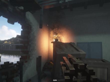 使用超级武器“手炮”摧毁房屋,超解压物理沙盒游戏! #teardown #模拟游戏 #mc #解压