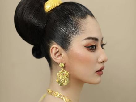 泰式高发髻造型教程#沈阳新娘跟妆 #chidimakeup #沈阳化妆造型培训 #热门 #泰妆 #旅拍