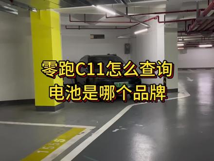 零跑C11怎么看是哪个品牌的电池#零跑c11 #零跑汽车 #新能源汽车 #抖音汽车 #dou是好车