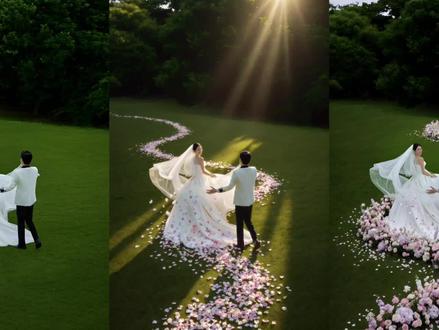 步步生花操作视频 步步生花 教程。保姆级。视频没有字幕。听不懂就听不懂。哈哈。#婚纱修图师 #草地婚纱照 #步步生花 #摄影师