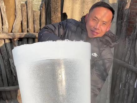 天然大冰箱制作教程#东北天然大冰箱