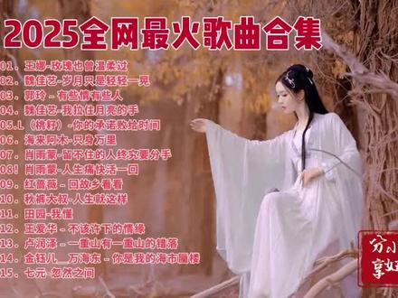 2025火爆全网的伤感情歌