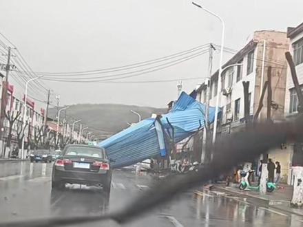 陕西延安富县出现12级大风!堪比台风 #大风 #陕西