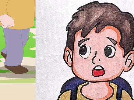 奇怪的民宿小镇。 #简笔画