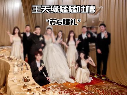 王天缘为啥没来苏6婚礼?