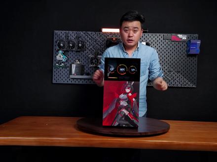 乔思伯D41、4090猛禽、RO姬主题 #电脑配置组装 #猛禽显卡 #乔思伯d41 #机箱定制