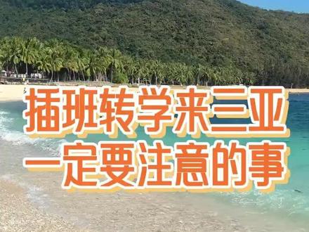 转学插班来三亚上学一定要注意的事! #海南上学 #三亚上学 #转学 #三亚上学找林哥