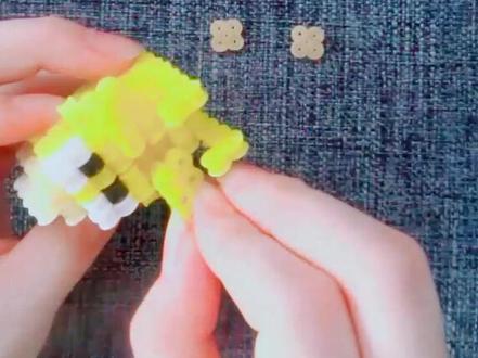 #拼豆 超可爱的小狗子🐶,眼和手都学会了吗?@抖音小助手