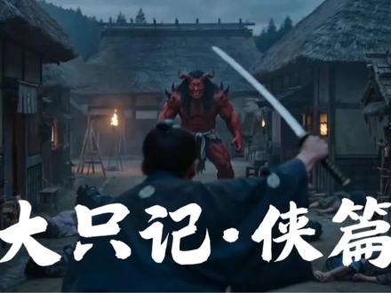 AI制作《大只记 · 侠篇》#coke #斩虍 #猎奇 #大只 #斩虍专属二创