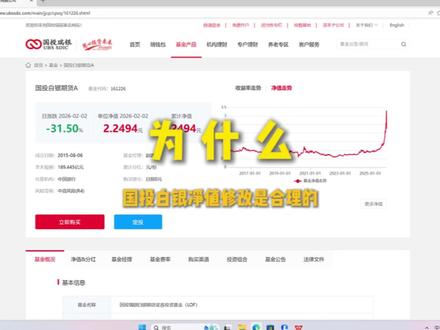 为什么国投白银净值修改是合理的 #白银 #基金 #国投白银lof #股票