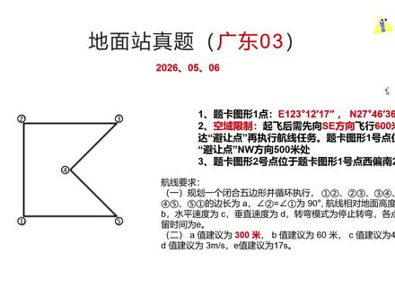 遇到空域新说法,绕出来了嘛? #地面站 #无人机培训 #小益无人机 #广东03